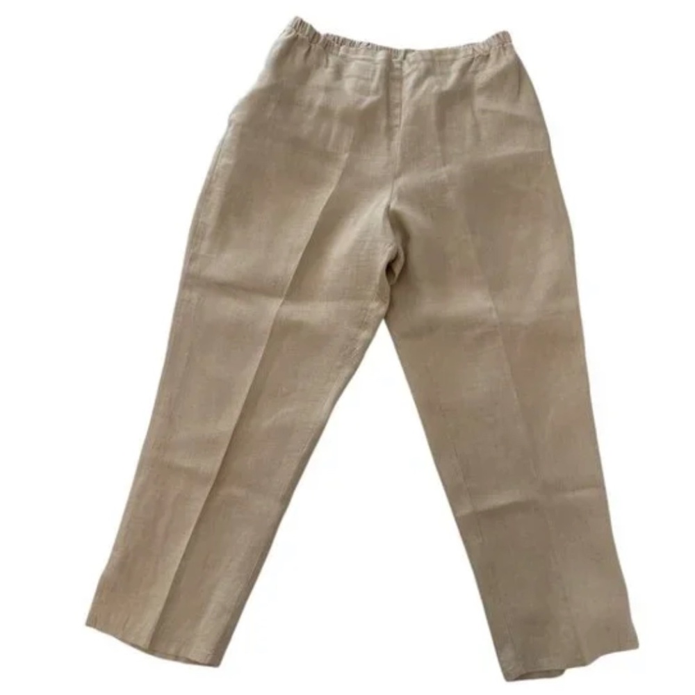 FLAX 100% Linen Cropped Pants – Size M – Excellent Condition  NWOT